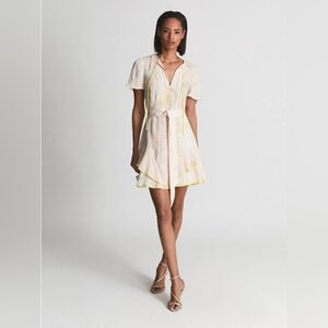 Reiss Carlotta Flippy Floral Dress size 12